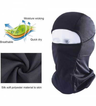 Balaclavas EAmber Balaclava Headwear Motorcycle Tactical - Black - CG185EWYLY5 $9.14