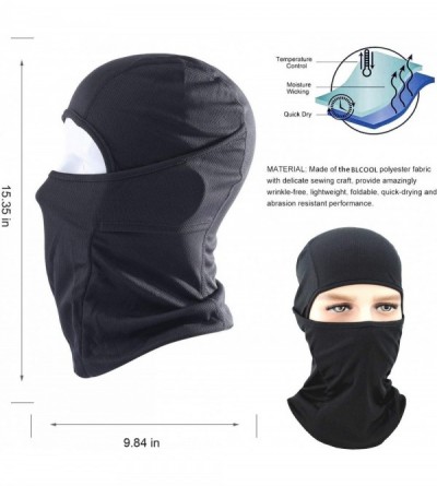 Balaclavas EAmber Balaclava Headwear Motorcycle Tactical - Black - CG185EWYLY5 $9.14