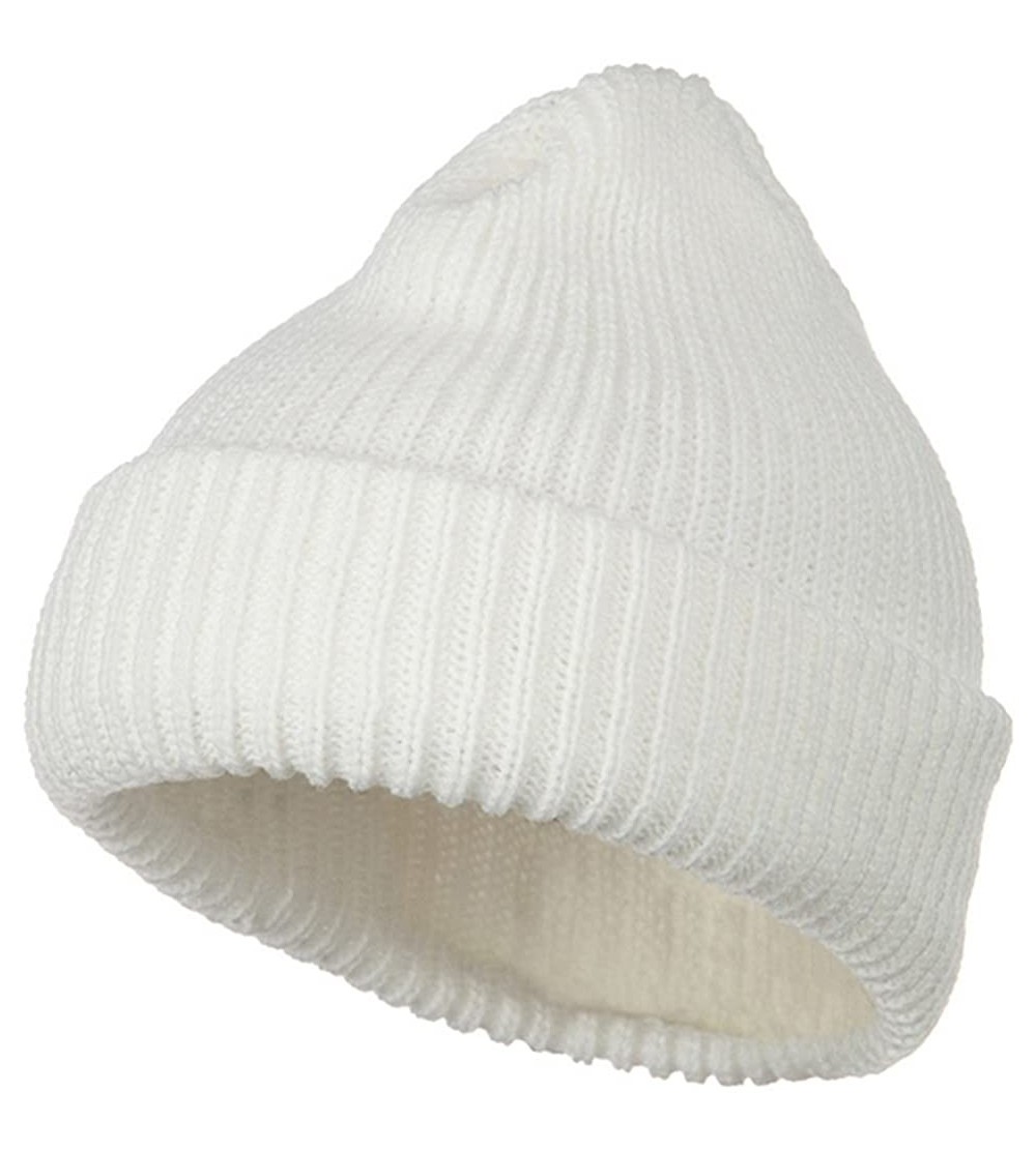 Skullies & Beanies Heavy Weight Watch Cap Beanie - White - C8115RKR4W7 $14.56