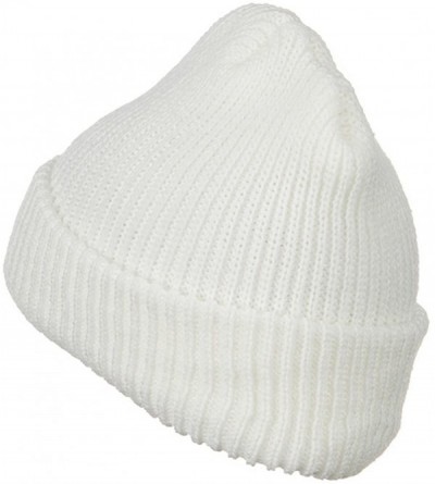 Skullies & Beanies Heavy Weight Watch Cap Beanie - White - C8115RKR4W7 $14.56