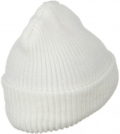 Skullies & Beanies Heavy Weight Watch Cap Beanie - White - C8115RKR4W7 $14.56