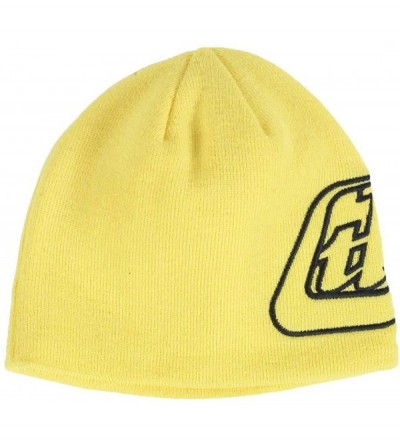 Skullies & Beanies Mens Redeye Beanie Hat - Flo Yellow - C011W0LMMDR $13.09