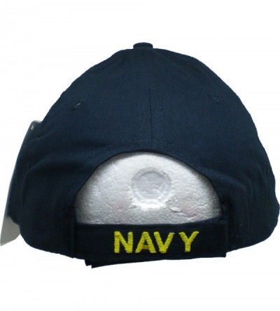 Baseball Caps US Navy Embroidered Military Cap - Navy Veteran OSFM - CH11J6QCZZJ $16.14