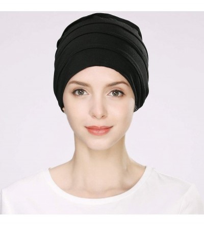 Skullies & Beanies Soft Chemo Caps Turbans Sleep Hat for Women Head Wraps Cancer Headwear Beanies Patient Hairloss 55-60cm - ...