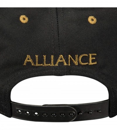 Baseball Caps World of Warcraft Legendary Alliance Snapback Baseball Hat- Black- One Size - C712N6C9GBU $40.43