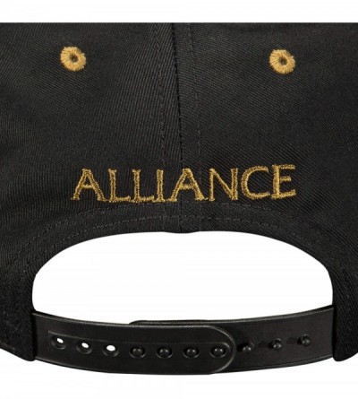 Baseball Caps World of Warcraft Legendary Alliance Snapback Baseball Hat- Black- One Size - C712N6C9GBU $21.02