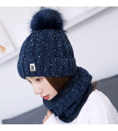 Skullies & Beanies Winter Knitting Cashmere Slouchy - C4188RT74X4 $15.82