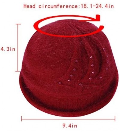 Berets Women Faux Leather Solid Beret French Artist Tam Beanie Hat Cap - 0434 Burgundy - C618AA30M9U $17.39
