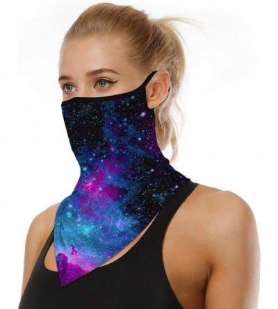 Balaclavas Face Bandana Ear Loops Face Rave Balaclava Scarf Neck Gaiters for Dust Wind UV Sun Motorcycle Mask Men and Women -...