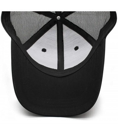 Baseball Caps All Cotton Golf Cap Classic Snapback Printed Mesh Hats - Black-106 - C918UOQR56Z $18.95