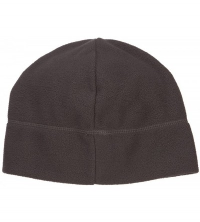 Skullies & Beanies Big Size Fleece Beanie - Grey - CV113RD8T6V $15.97