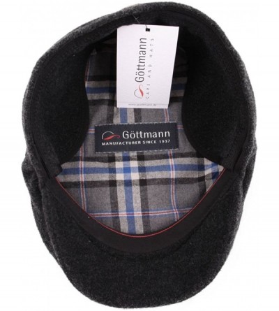 Newsboy Caps Men's Clark-K770 Flat Cap - C4186HW324L $44.16