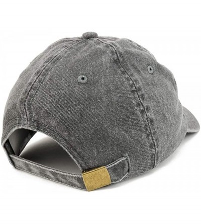 Baseball Caps Vintage 1980 Embroidered 40th Birthday Soft Crown Washed Cotton Cap - Black - CT180WUT6UH $22.18