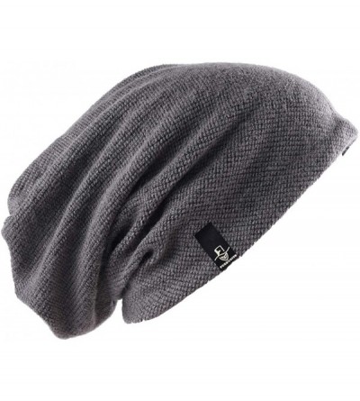 Skullies & Beanies Men Slouch Beanie Knit Long Oversized Skull Cap for Winter Summer N010 - B305-brown - CW18HROCNYN $9.46