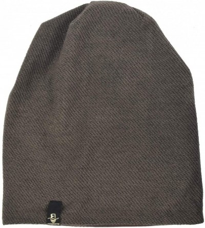 Skullies & Beanies Men Slouch Beanie Knit Long Oversized Skull Cap for Winter Summer N010 - B305-brown - CW18HROCNYN $9.46