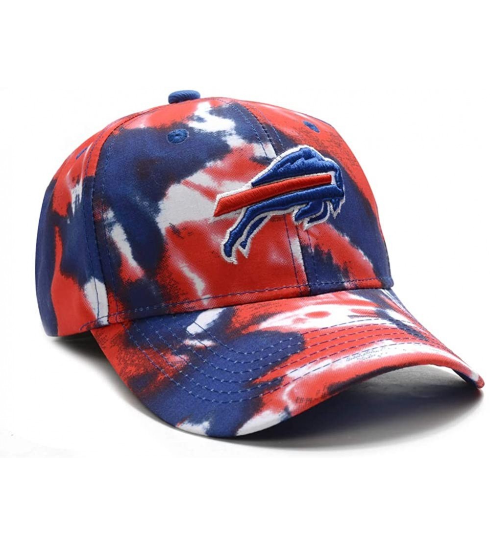 Baseball Caps Iasiti American Team Snapback Hats Adjustable Baseball Cap Men Women - Buffalo Bills - CT198CKWGOW $17.43