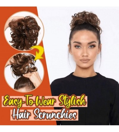 Fedoras Extensions Scrunchies Pieces Ponytail - A4 - CC18ZLYY304 $19.72