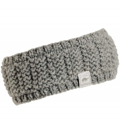 Cold Weather Headbands Women's Shay Fleece Lined Wide Knit Headband - Smoke - CO186SE8EA8 $33.91