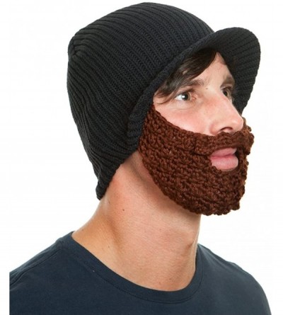 Skullies & Beanies The Original Snowbearder Jeep Cap - Black - CG116R011L1 $25.53