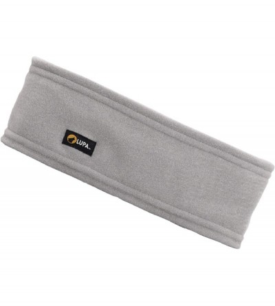 Cold Weather Headbands Canadian Handmade Unisex Triple-Layer Micro Fleece Headband - Silver - C518XA28GGG $10.57