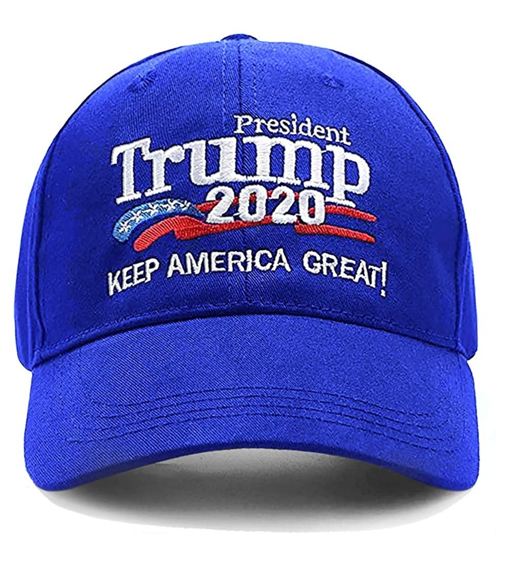 Baseball Caps Donald Trump 2020 Hat Keep America Great Embroidered MAGA USA Adjustable Baseball Cap - C-6-light Blue - C118A7...