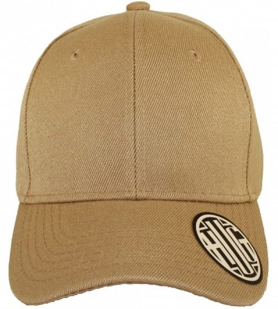 Baseball Caps ( Pack of 12 ) Classic Premium Baseball Cap Adjustable Size Plain Hat Unisex - Khaki - CY1865GNH6I $64.52