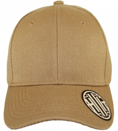 Baseball Caps ( Pack of 12 ) Classic Premium Baseball Cap Adjustable Size Plain Hat Unisex - Khaki - CY1865GNH6I $30.52