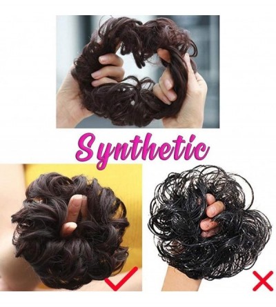 Fedoras Extensions Scrunchies Pieces Ponytail - A4 - CC18ZLYY304 $9.35