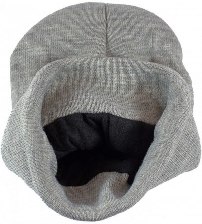 Skullies & Beanies 3M Thinsulate Women Men Knitted Thermal Winter Cap Casual Beanies-Wholesale Lot 12 Packs - Light Grey - C9...