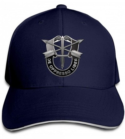 Baseball Caps Army Special Forces Unisex Hats Trucker Hats Dad Baseball Hats Driver Cap - Navy - CT18LYK5U94 $38.00