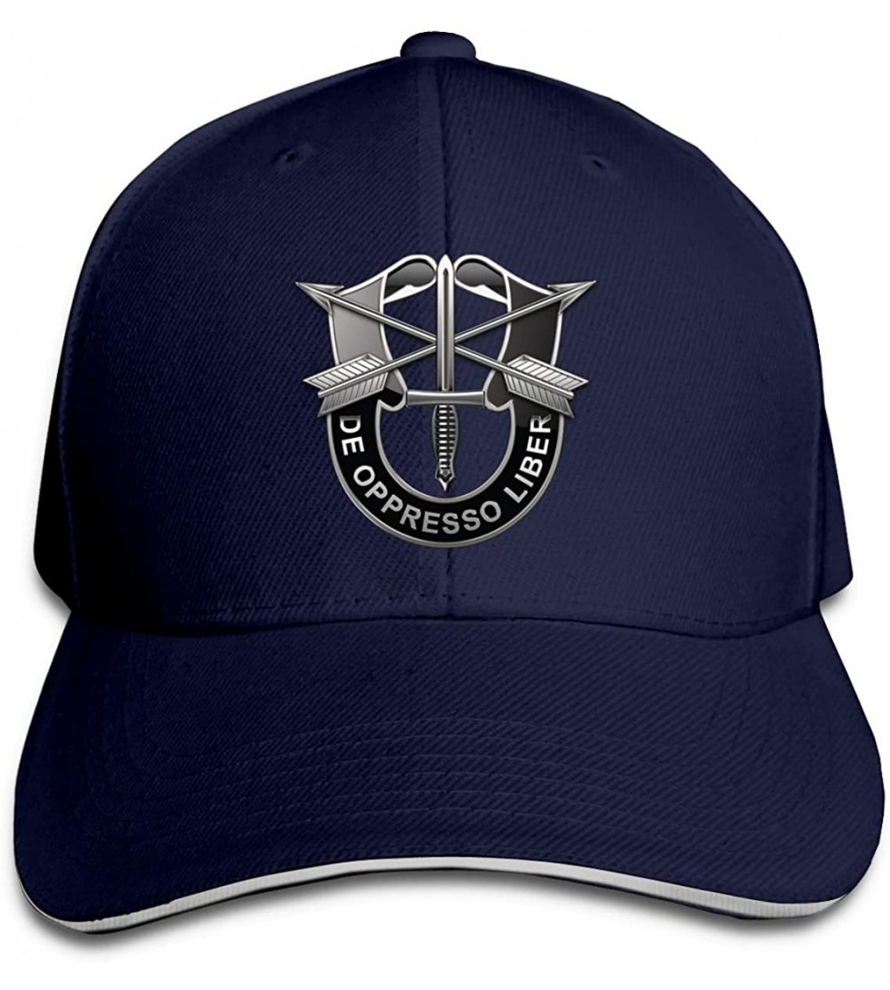 Baseball Caps Army Special Forces Unisex Hats Trucker Hats Dad Baseball Hats Driver Cap - Navy - CT18LYK5U94 $14.93