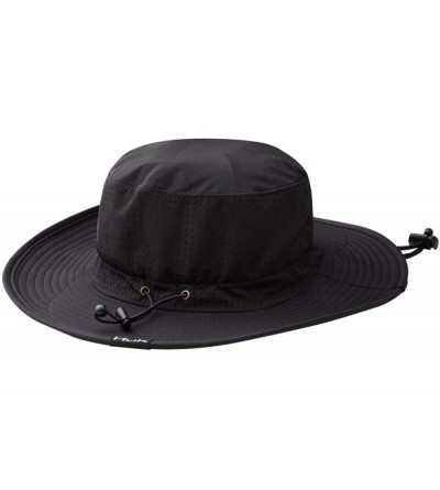 Sun Hats Mens Boonie Hat - Wide Brim Fishing Hat with UPF 30+ Sun Protection - Black - C318W4MAE04 $22.20