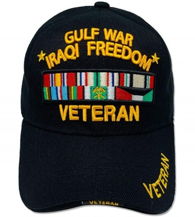 Baseball Caps U.S. Army Hat - Official Licensed US Warriors Military Baseball Cap - Gulf War-veteran - Black - CF18XGYM00Q $1...