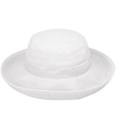Sun Hats Women's Casual Traveler Sun Hat - UPF50- Broad Brim- Packable- Australian Design - White - CY1145LSXF1 $83.69