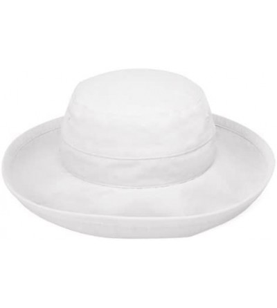 Sun Hats Women's Casual Traveler Sun Hat - UPF50- Broad Brim- Packable- Australian Design - White - CY1145LSXF1 $28.86