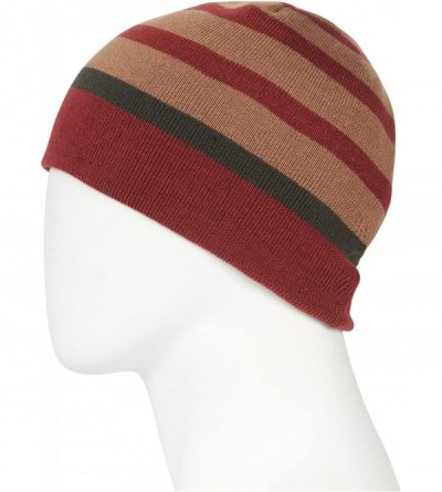 Skullies & Beanies Men's Switch Reversible Beanie - One-Size - Rusty Red - CB180RQ5L64 $42.86