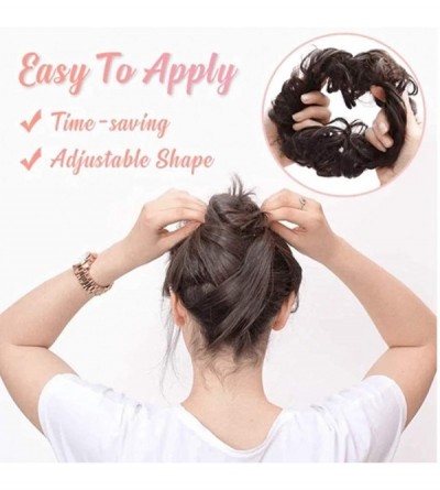 Fedoras Extensions Scrunchies Pieces Ponytail - A4 - CC18ZLYY304 $9.35