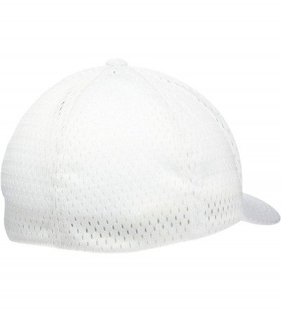 Baseball Caps Athletic Mesh Stretchable Sports Cap - White - CH1125TF8N5 $9.40