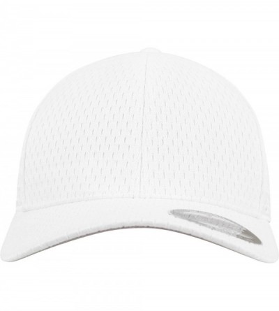 Baseball Caps Athletic Mesh Stretchable Sports Cap - White - CH1125TF8N5 $9.40