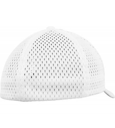 Baseball Caps Athletic Mesh Stretchable Sports Cap - White - CH1125TF8N5 $9.40