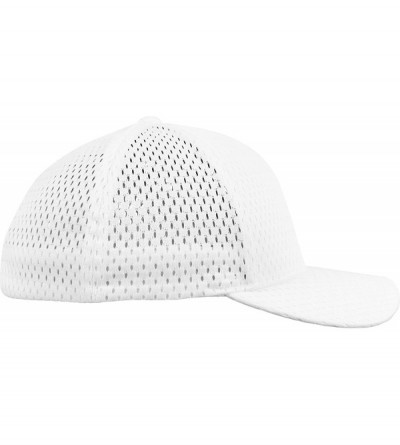 Baseball Caps Athletic Mesh Stretchable Sports Cap - White - CH1125TF8N5 $9.40