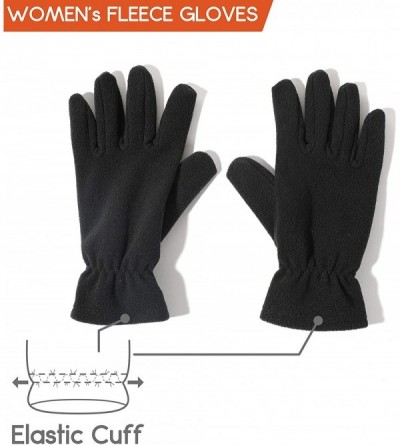 Skullies & Beanies Women Winter Fleece Beanie Gloves Scarf Set - Grey Leopard - C118A2X6LTS $14.83