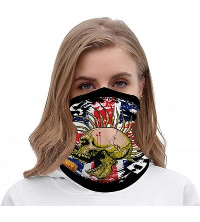 Balaclavas Unisex Seamless Rave Bandana Neck Gaiter Tube Mask Headwear- Motorcycle Face Mask for Women Men Face Scarf - CQ197...