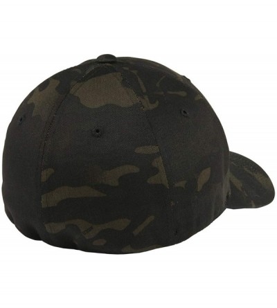 Baseball Caps Men's Flexfit Cap - Multicam Black - C618OWGU6LD $17.17