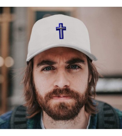 Baseball Caps Custom Baseball Cap Air Force Christian Chaplain Embroidery Strap Closure - Dark Grey - CO18SE292GW $16.65