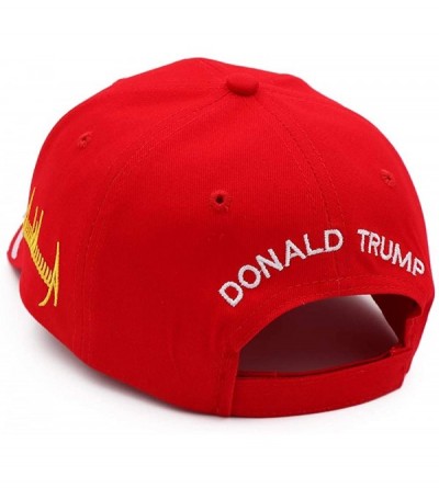 Baseball Caps Trump 2020 Keep America Great Campaign Embroidered USA Flag Hats Baseball Trucker Cap for Men and Women - CB193...