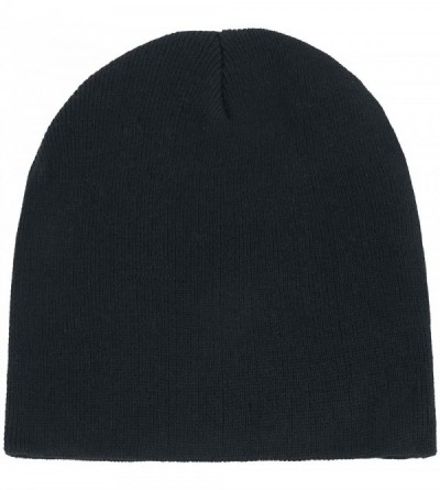 Skullies & Beanies Men's Beanie Black - CW114GPQX0N $19.49