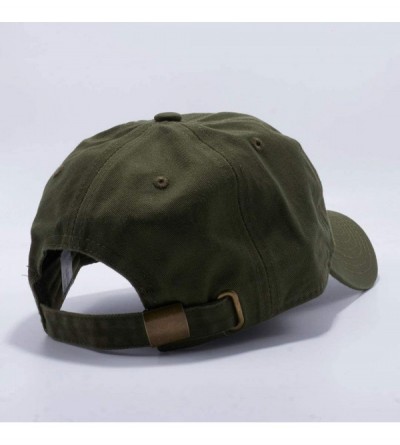 Baseball Caps Cotton Adjustable Baseball Classic Ballcap - Olive(2pcs) - C618UKSN4M9 $13.82