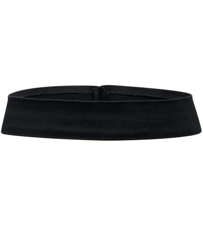 Baseball Caps Product of Ottocap Stretchable Cotton Twill Hat Band -Royal [Wholesale Price on Bulk] - Black - CS18DTKTOU7 $14.63