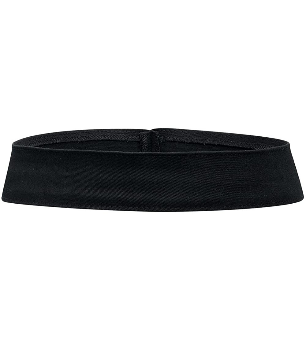 Baseball Caps Product of Ottocap Stretchable Cotton Twill Hat Band -Royal [Wholesale Price on Bulk] - Black - CS18DTKTOU7 $7.71